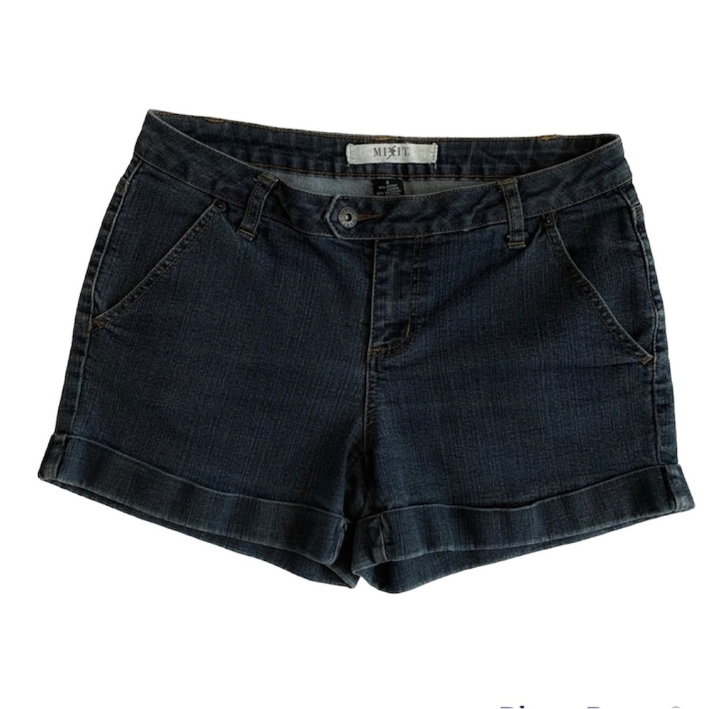 Mix It! Dark Denim Tailored Shorts